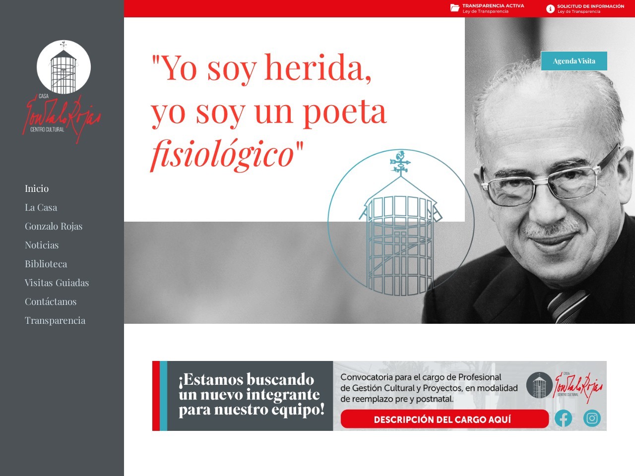 Portada de Casa Gonzalo Rojas